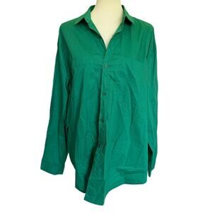 DISSH Oversized Cotton Button Down Shirt